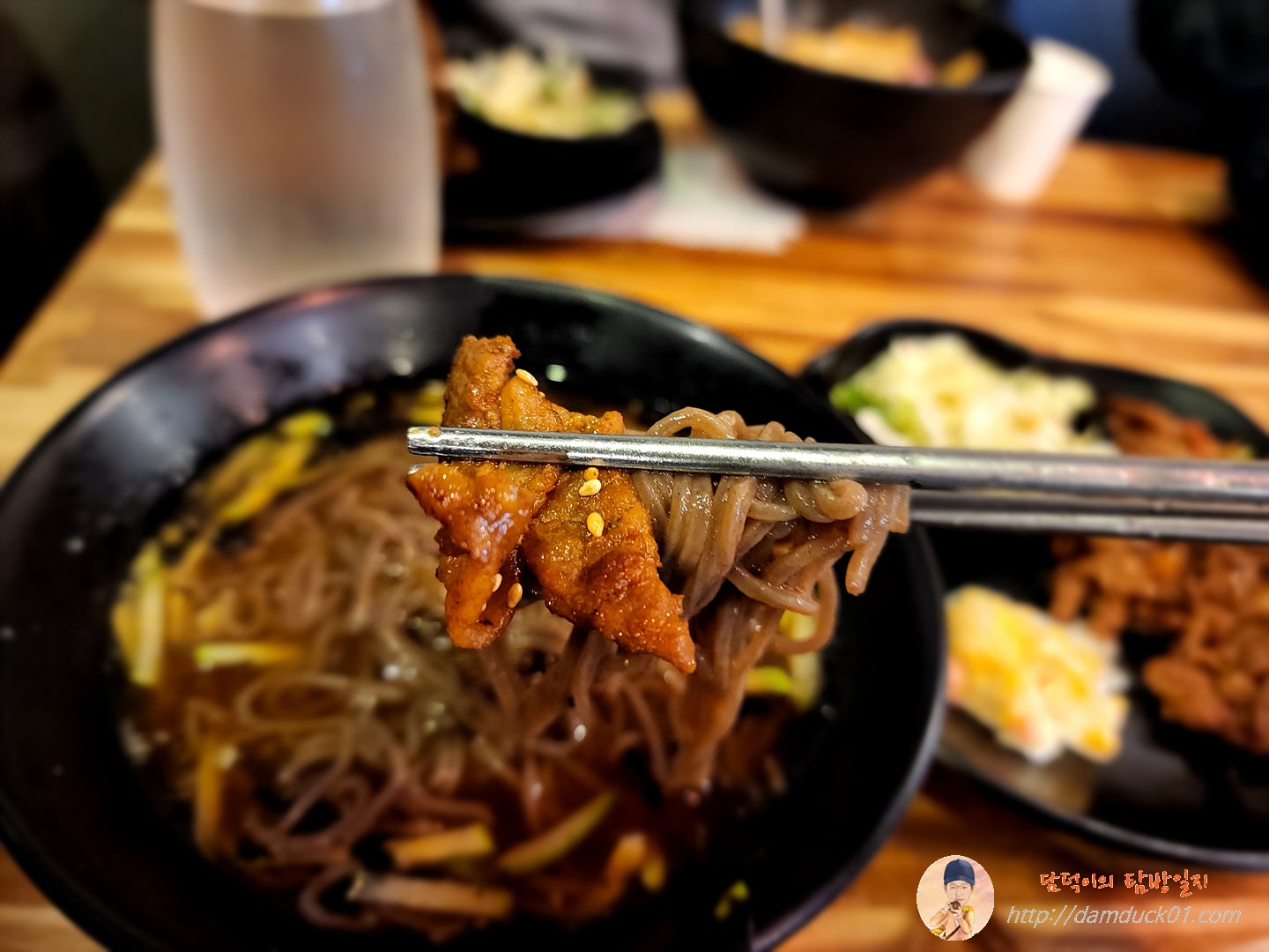 불고기 싸서 한 젓가락