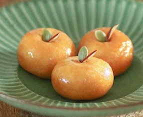 한국의 떡 종류 우메기떡(개성주악)