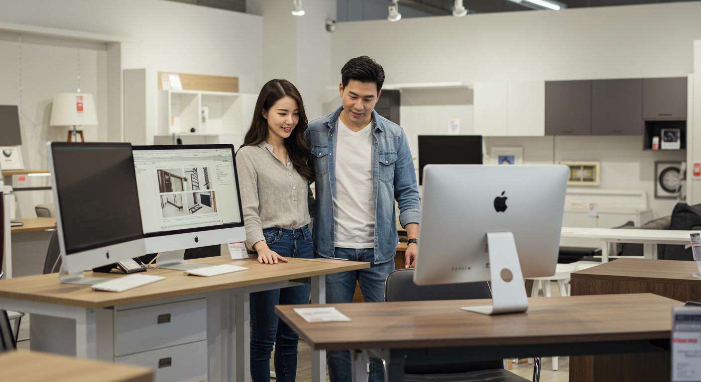 컴퓨터 책상 800