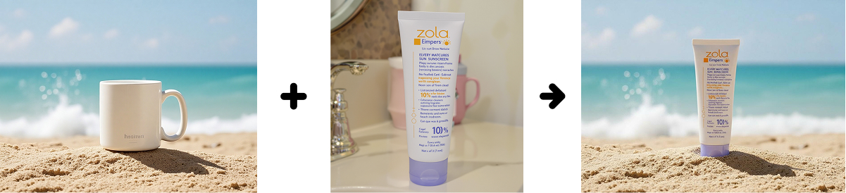 자동 배경 생성 및 합성 - 드랩아트