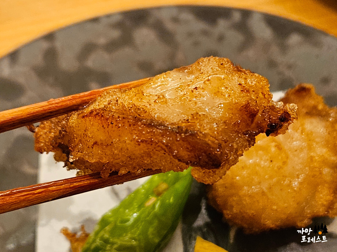 스시코우지 아구튀김