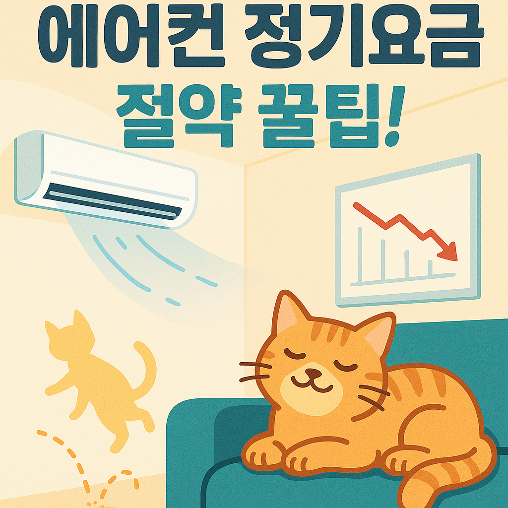 에어컨 전기세 절약하는 7가지 비법 – 여름 전기요금 걱정 끝!