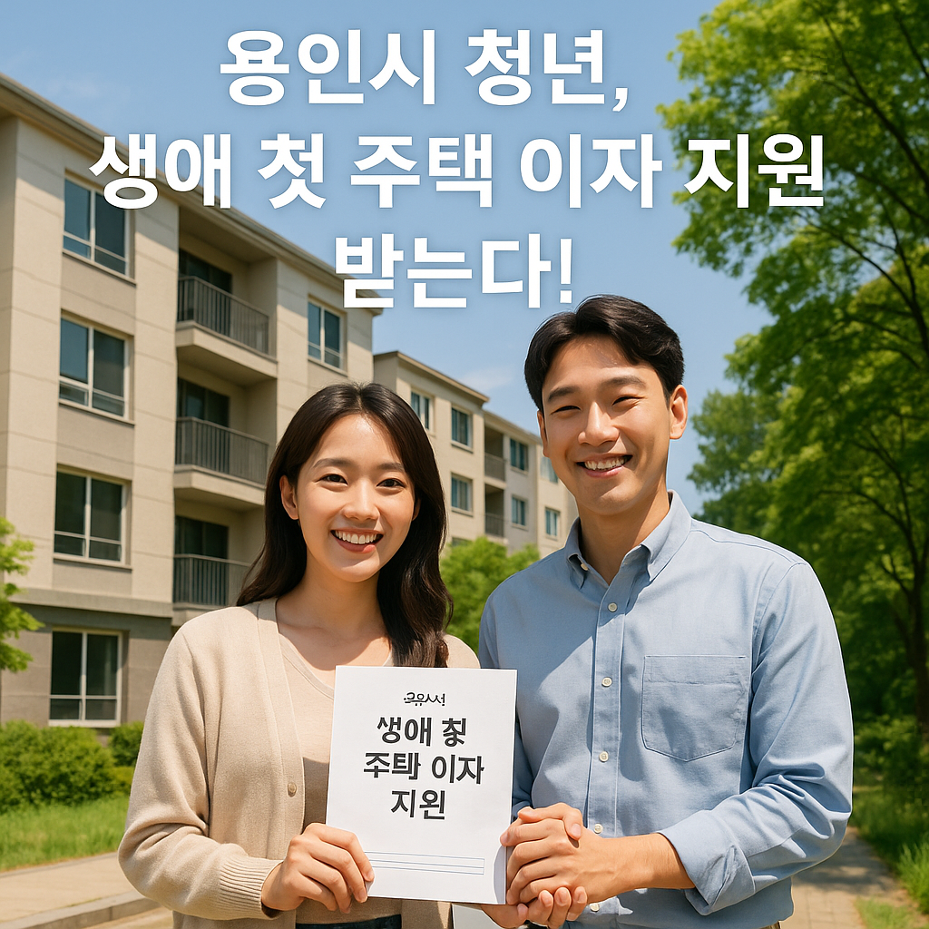 생애첫주택 대출 이자 지원받는 용인특례시 청년들