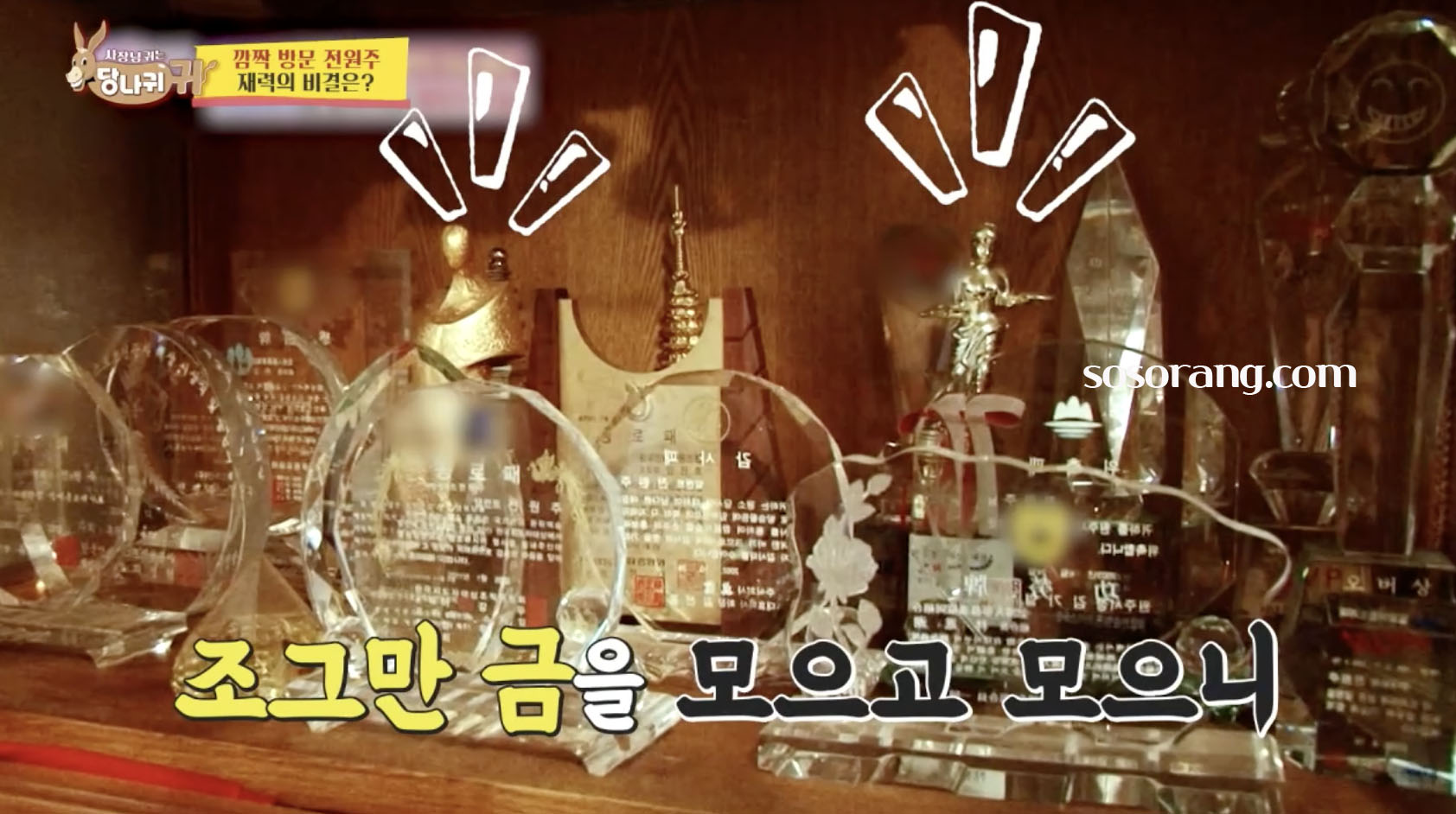 전원주 재산과 금 투자 이야기하는 방송 장면