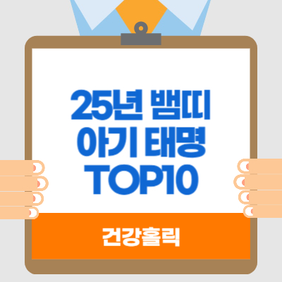 25년 뱀띠 아기 태명짓기 추천 TOP10