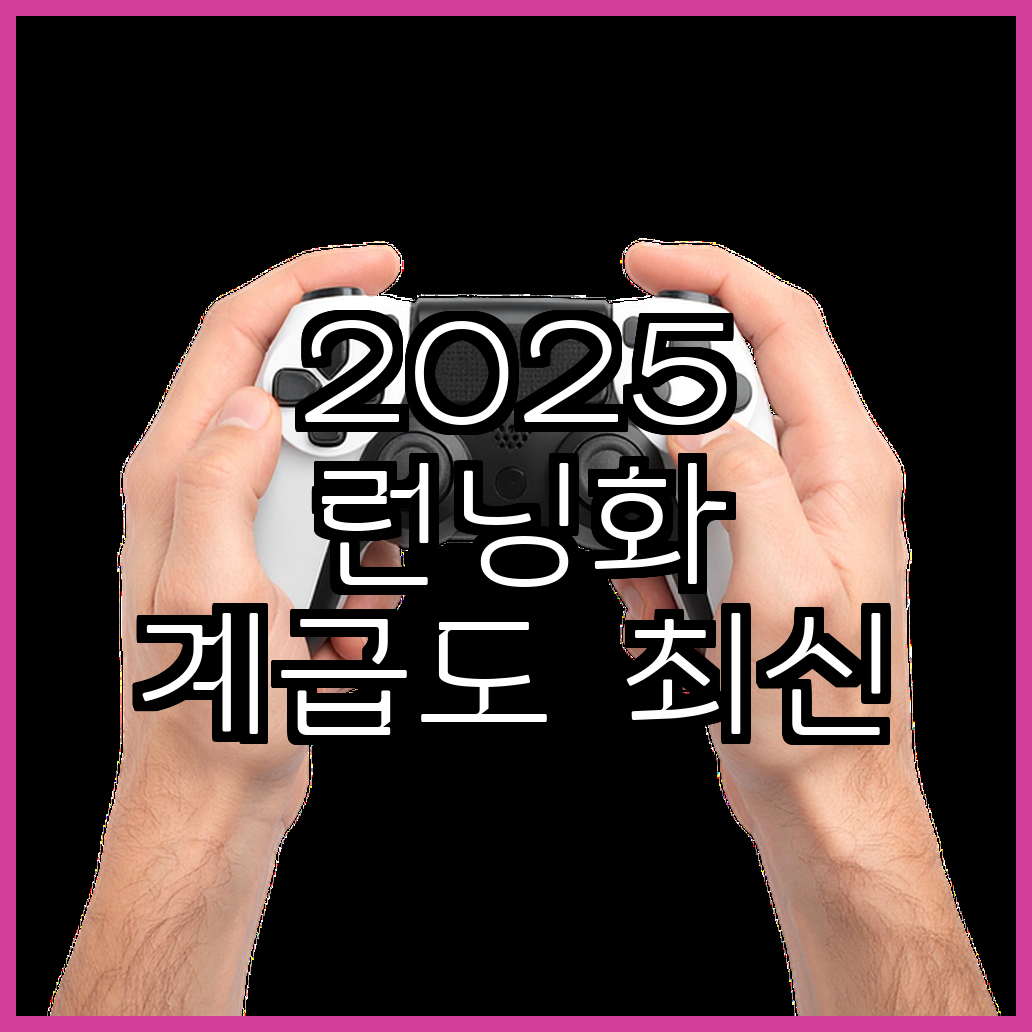 2025 런닝화 계급도 최신 트렌드 및