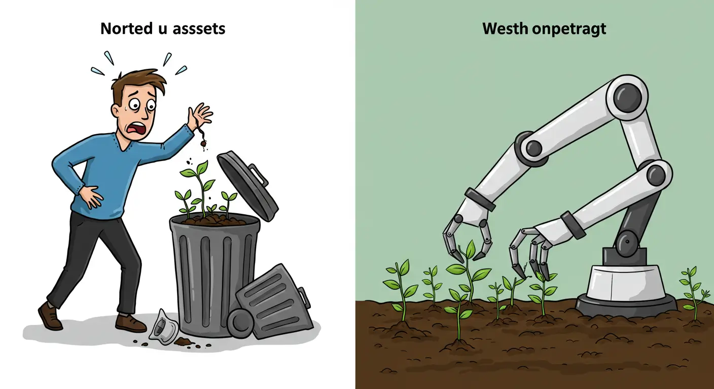 감정적인 패닉 셀링과 시스템에 따른 원칙적인 적립식 투자의 차이