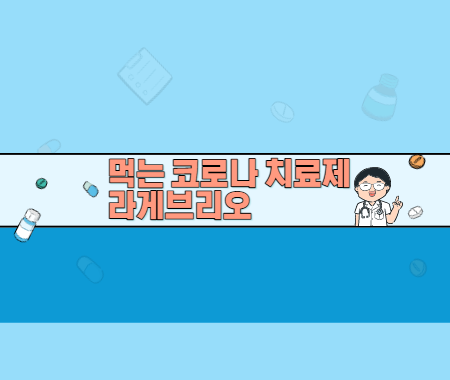 먹는 코로나 치료제 라게브리오