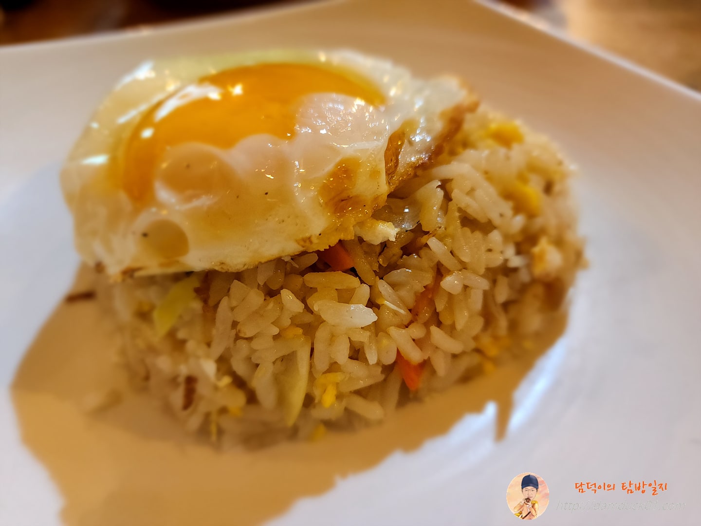 하트 모양의 볶음밥