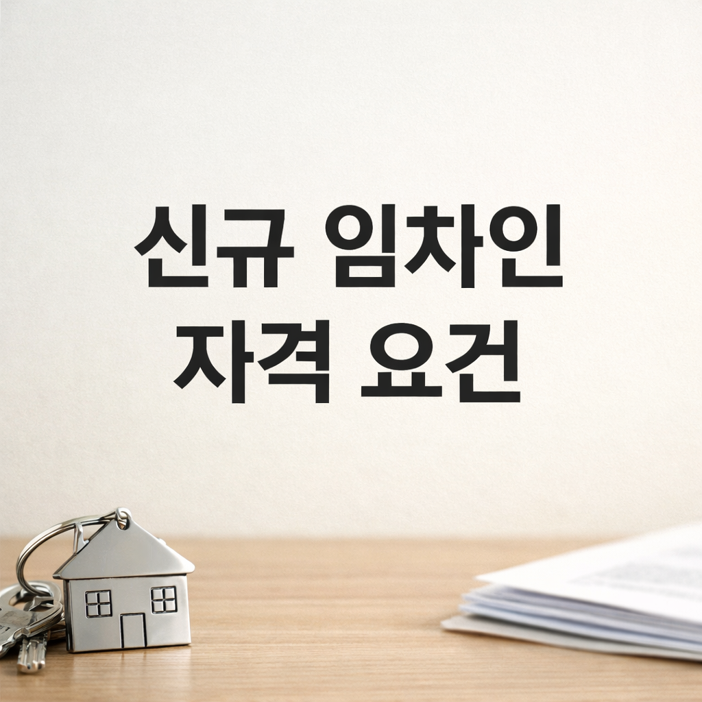 신규임차인 자격요건