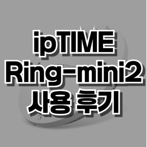 ipTIME Ring-mini2 사용 후기