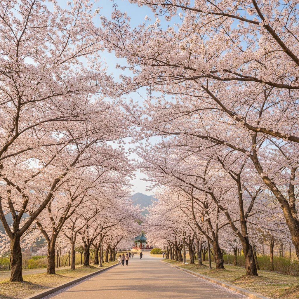 수원 벚꽃 명소 주차 혼잡 피하는 방..