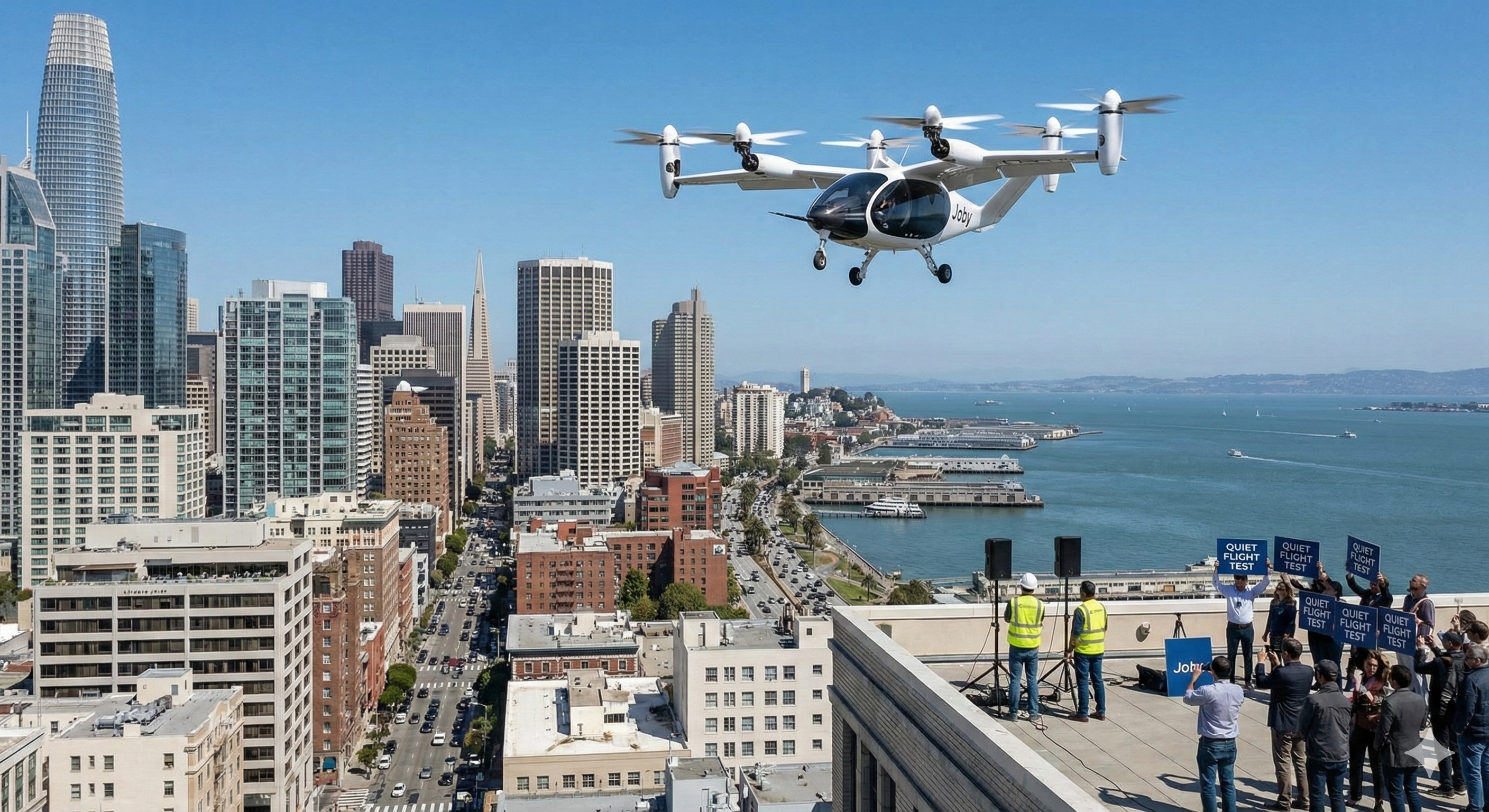 조비 에비에이션 UAM의 이착륙 장면