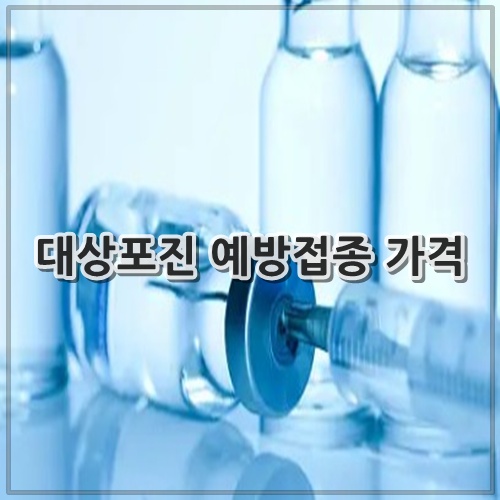 대상포진 예방접종 가격