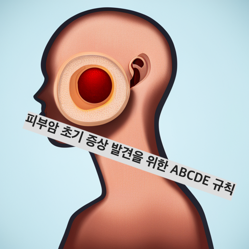 피부암 초기 증상 발견을 위한 ABCDE 규칙