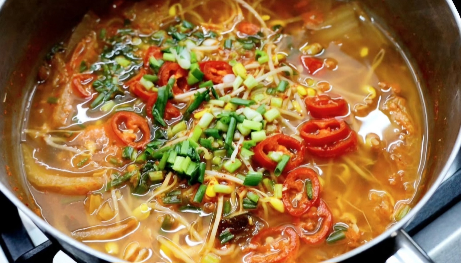 김치콩나물국 만들기