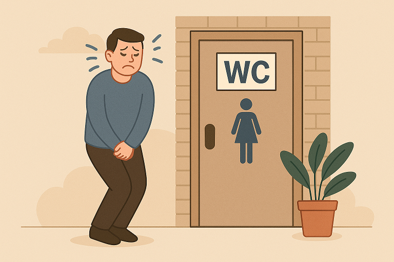 공중화장실이 주는 극단적 불안, 화장실 공포증 (회피,강박,사회불안)