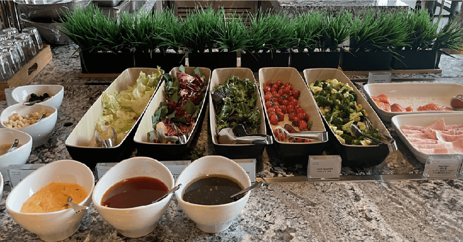 샐러드-거리-음식재료들