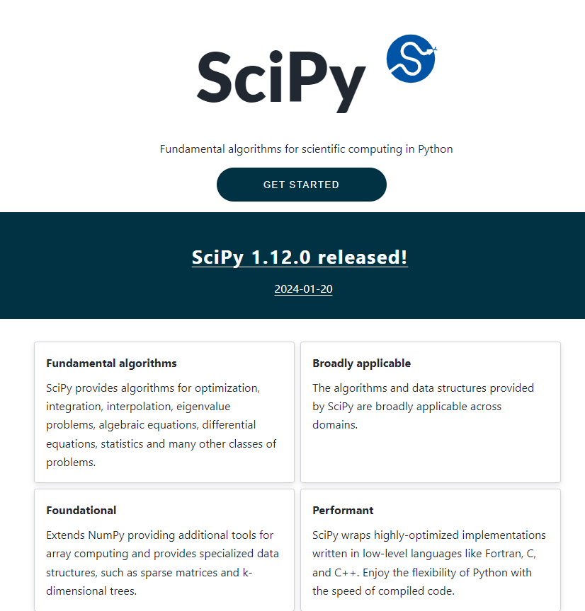 파이썬 SciPy