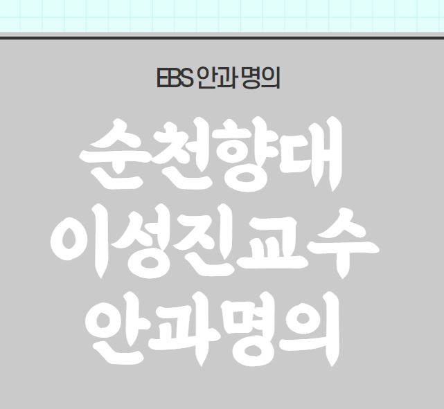 이성진 교수