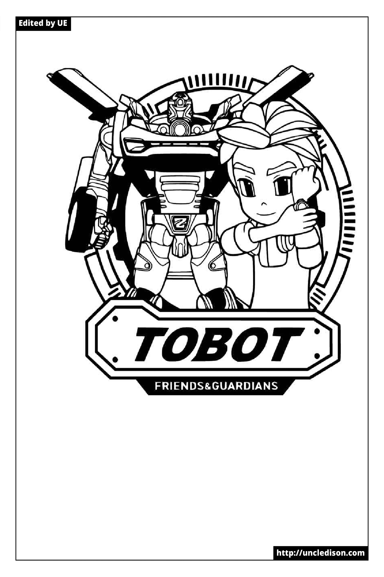 또봇 색칠공부도안