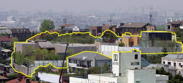 고 이건희 자택 이미지