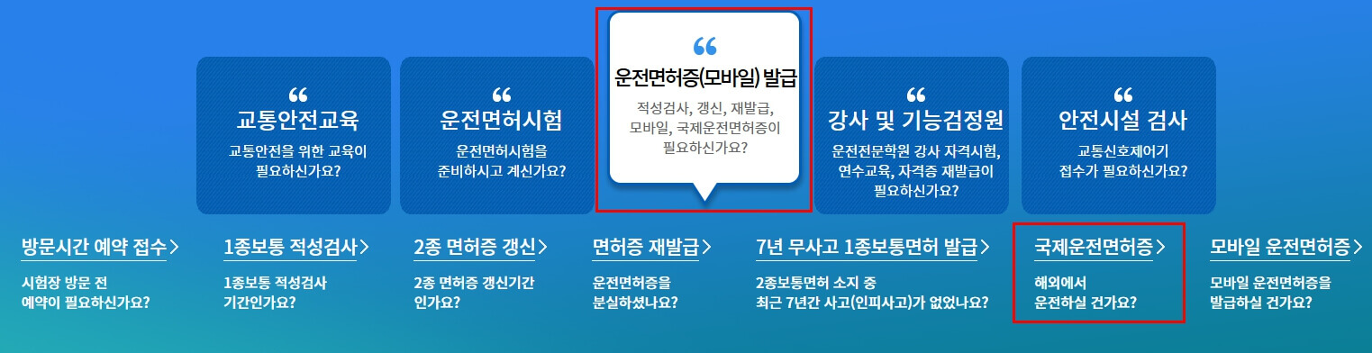국제운전면허증 인터넷 발급 유효기간