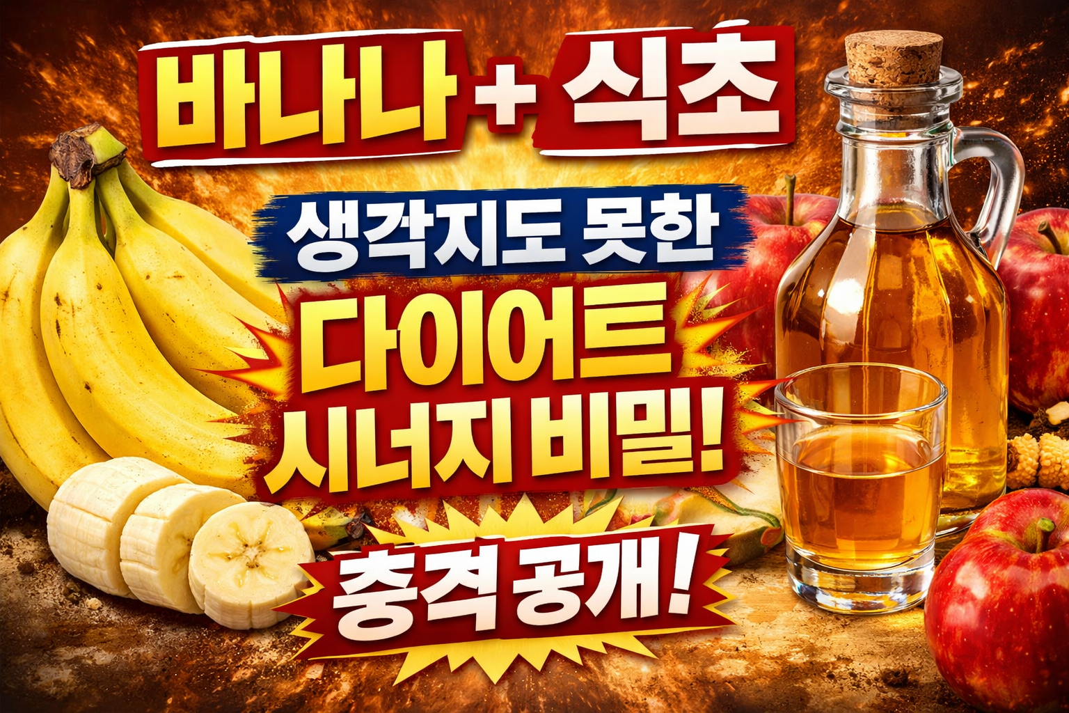 바나나 + 식초