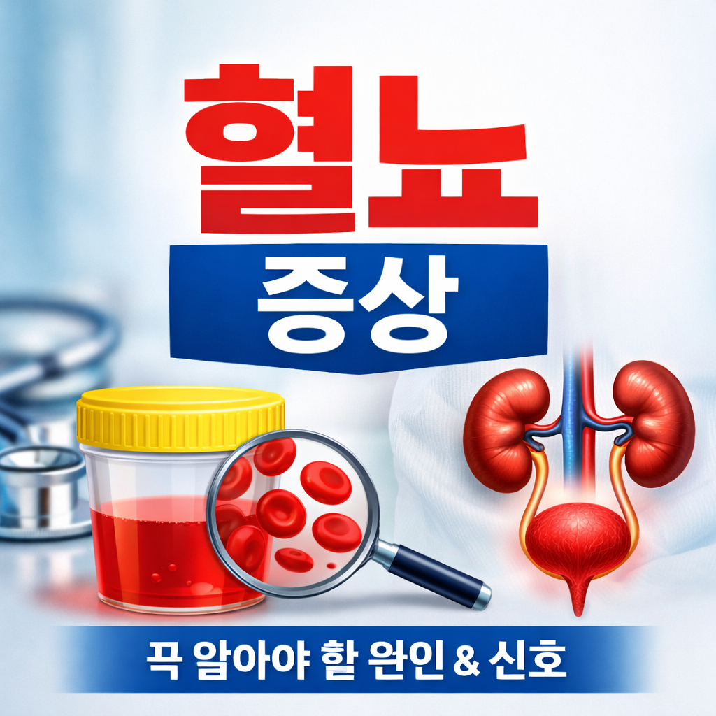 소변에 피가 섞여서 나오는 증상 혈뇨 증상