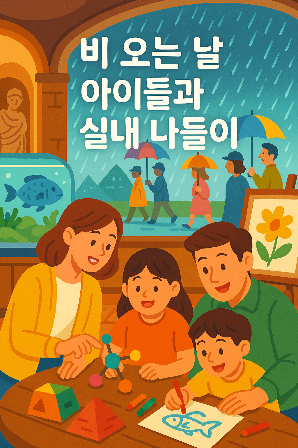 비오는날 아이들과 나들이 가기 좋은 장소 추천