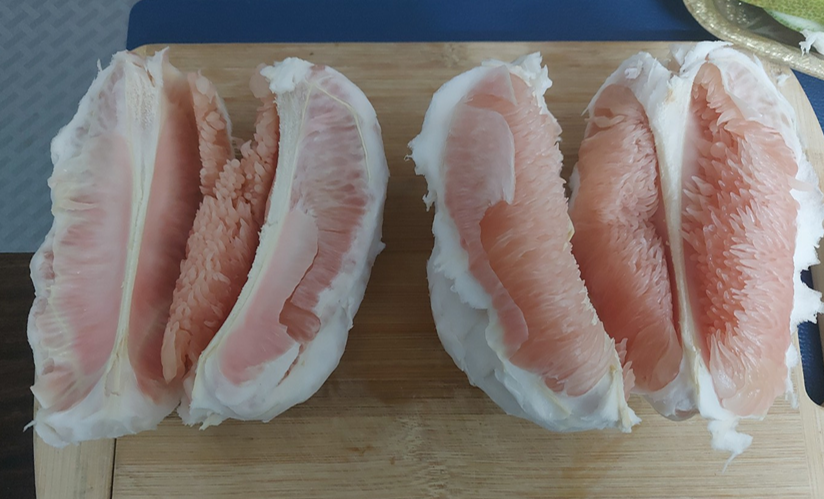 포멜로 껍질 제거하는 방법