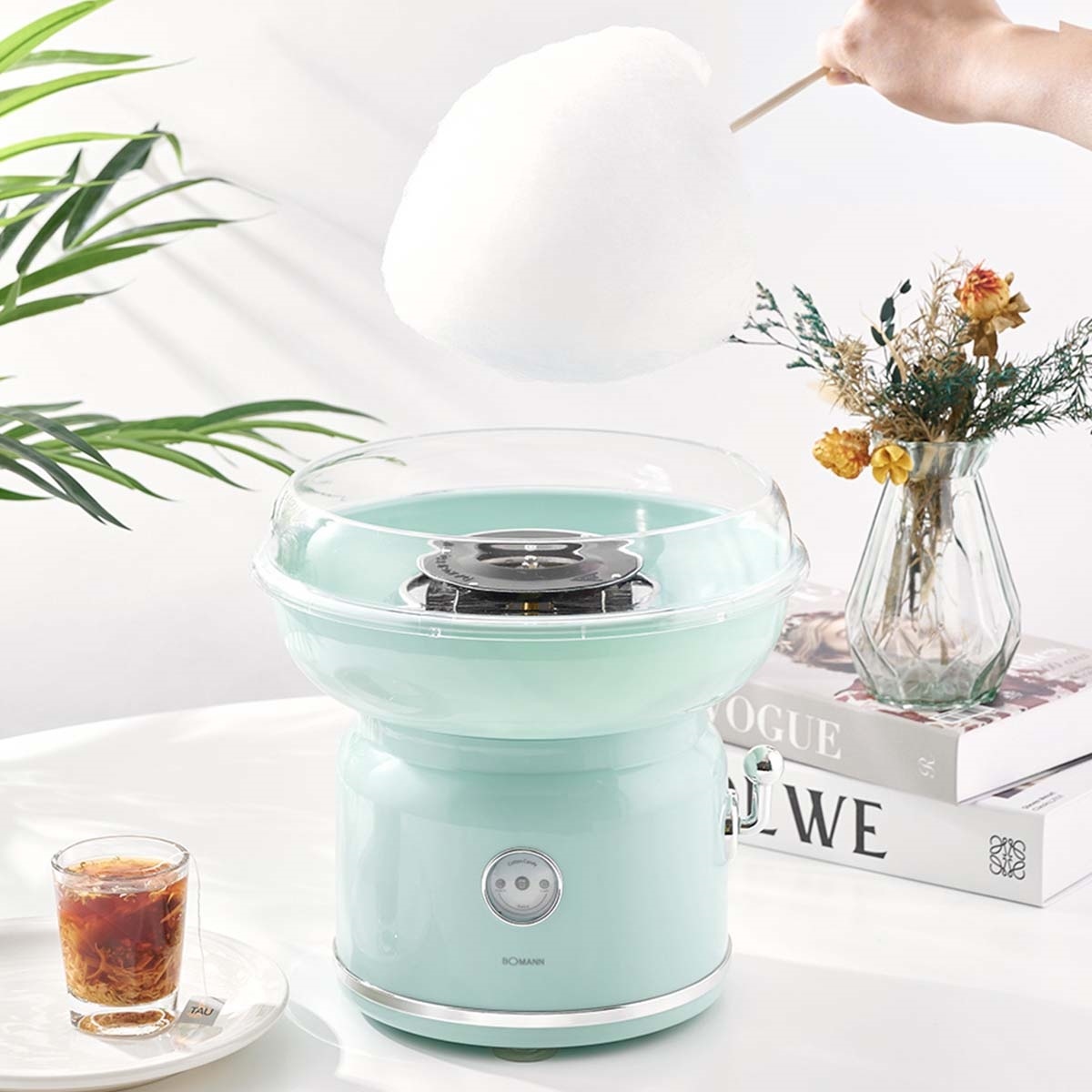 보만-솜사탕-메이커-아이-캠핑-홈카페-여행-간식-설탕-세척가능