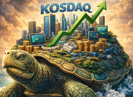 거북이가 코스닥 시장 지탱
