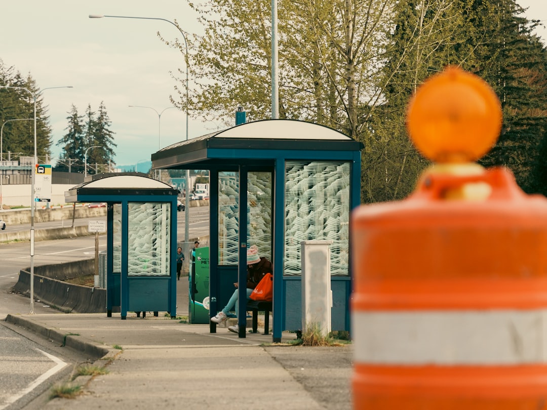 Bus stop.