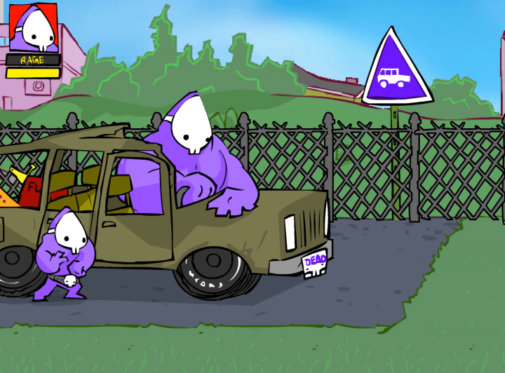 아빠와나-아들편-무적판-플래시게임-시작-화면