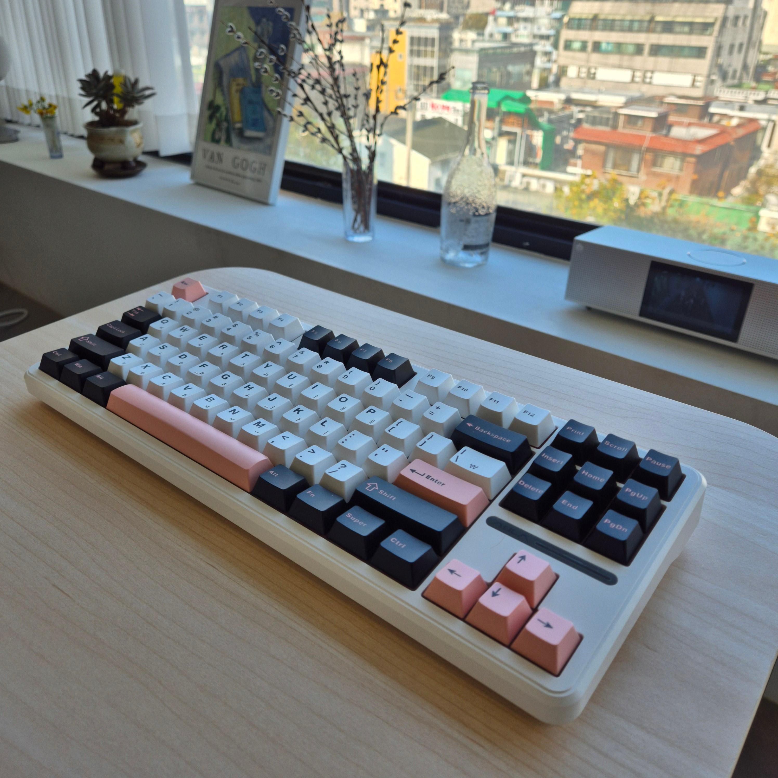 AULA F87 PRO 솜사탕축 텐키리스 기계식 키보드