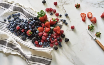 베리류 (블루베리, 딸기, 라즈베리)