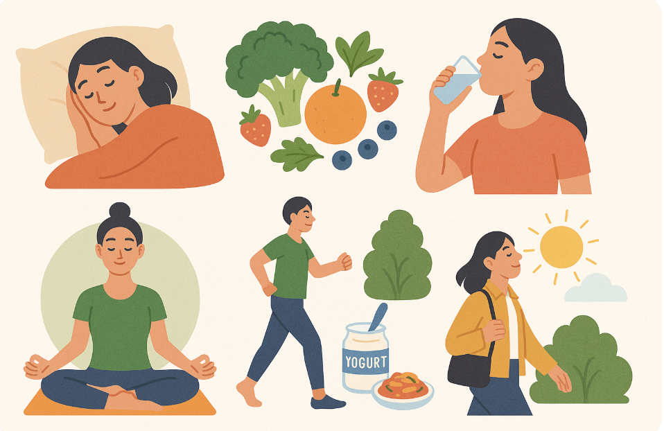 면역력높이는 방법에 대한 이미지