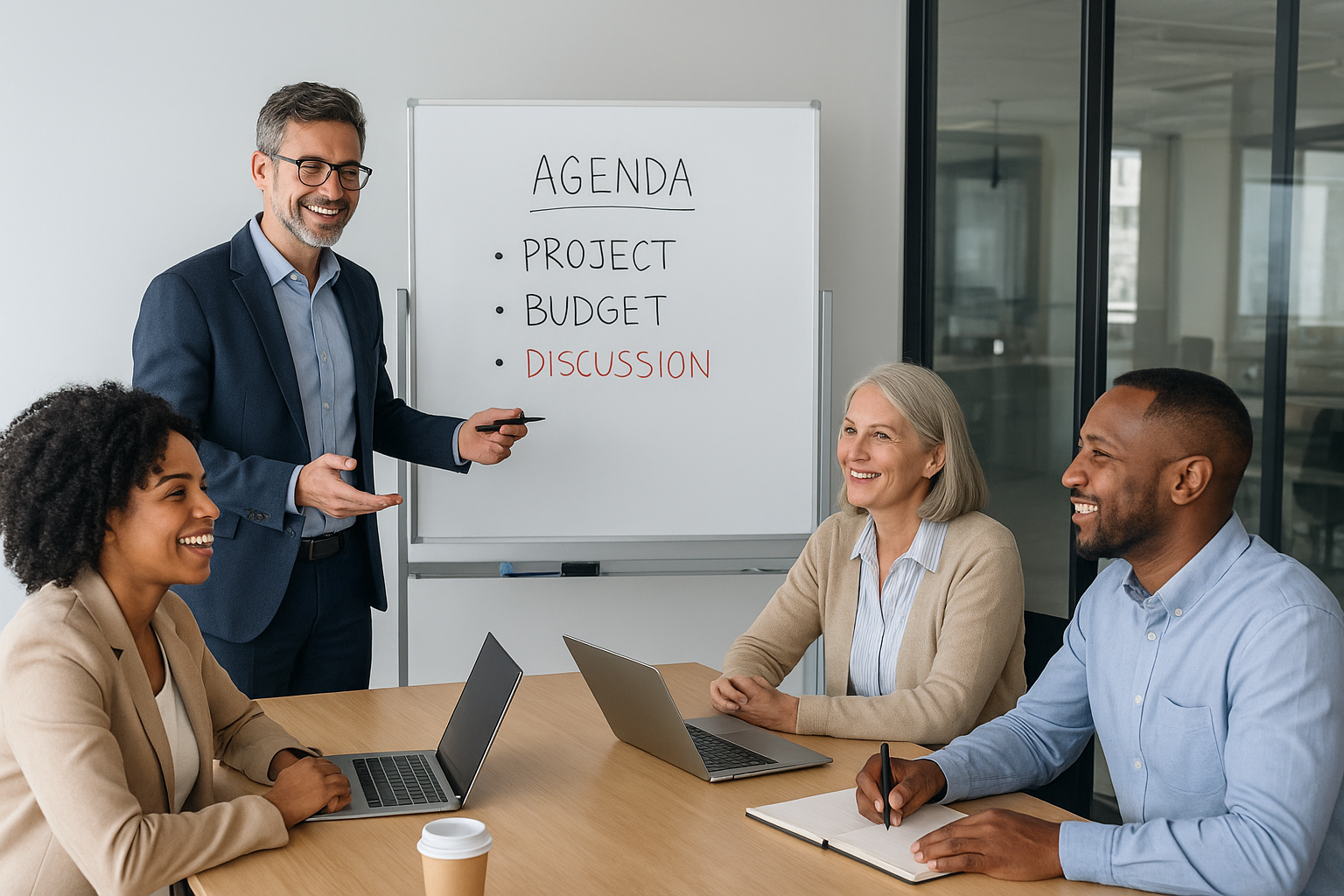 회의하는 이미지