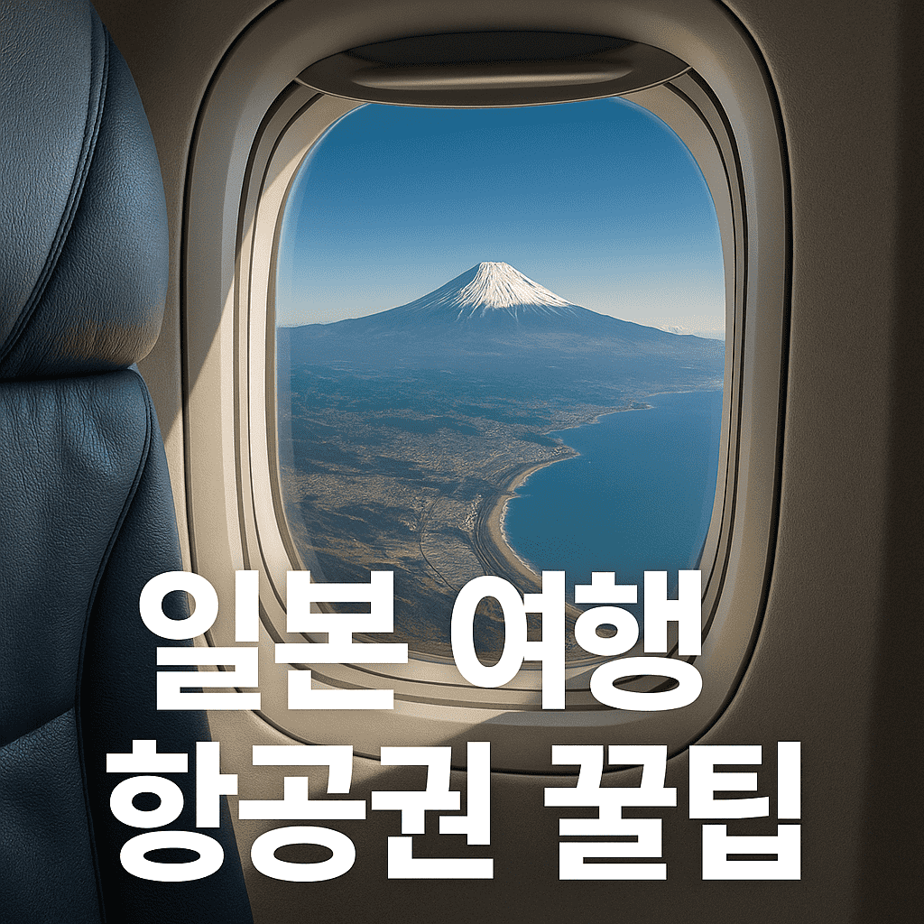 일본 여행 꿀팁! 항공권 예매부터 좌석 선택까지 완벽 가이드