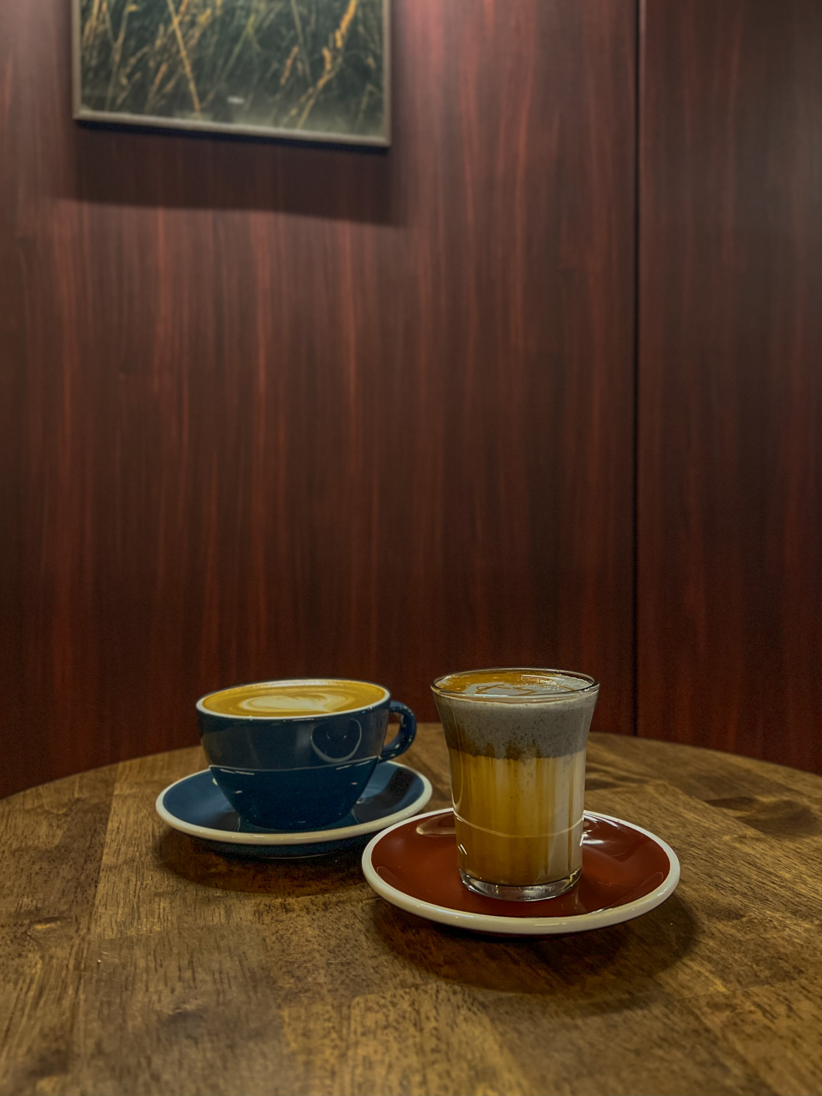 프렛커피 흑임자크림라떼