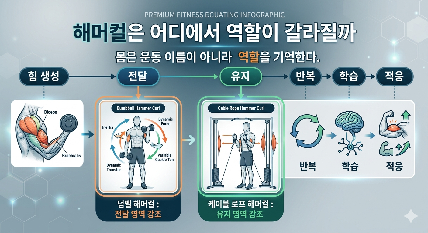 해머컬은 어디에서 역할이 갈라질까