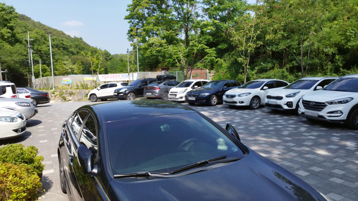 대구 칠곡 함지산 주차장
