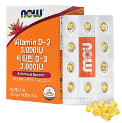 나우푸드 비타민D3 3000IU