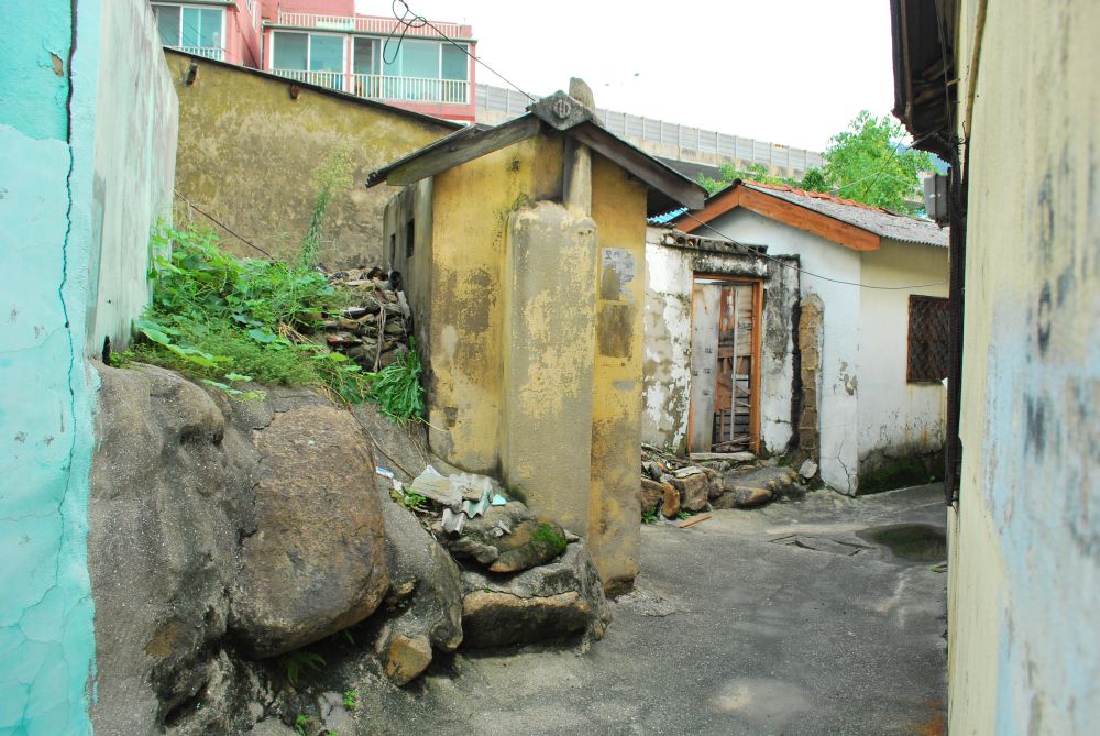 주례1동 주례시장 골목길