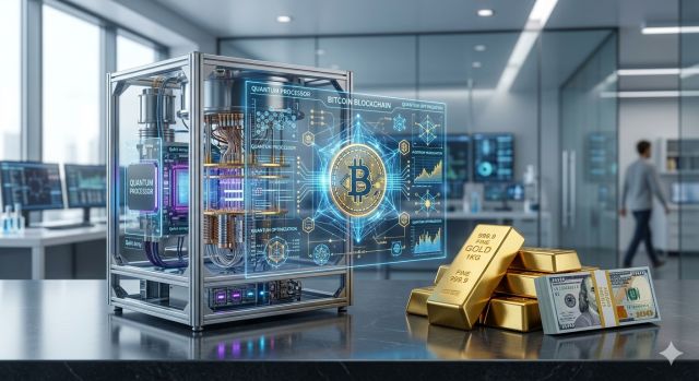 비트코인 양자공격 리스크와 금 ETF 달러 투자 비교 설명 이미지