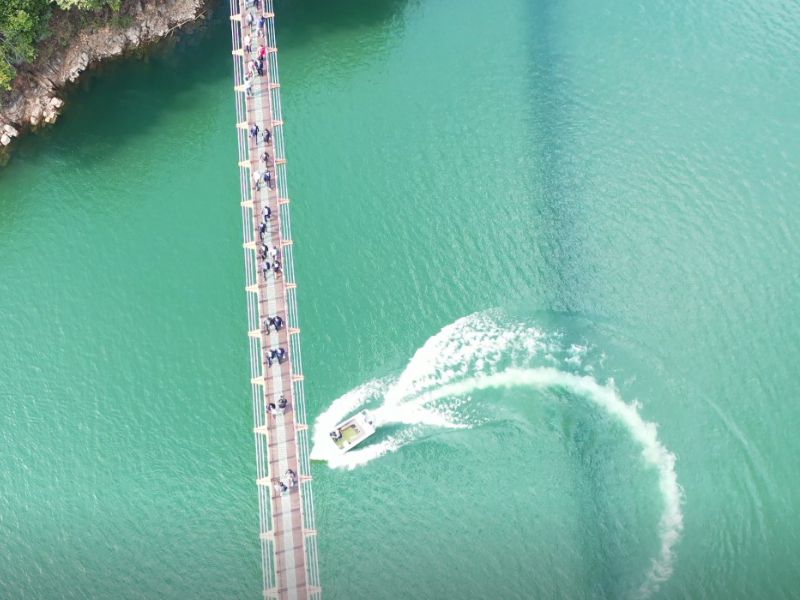 제천 옥순봉 출렁다리