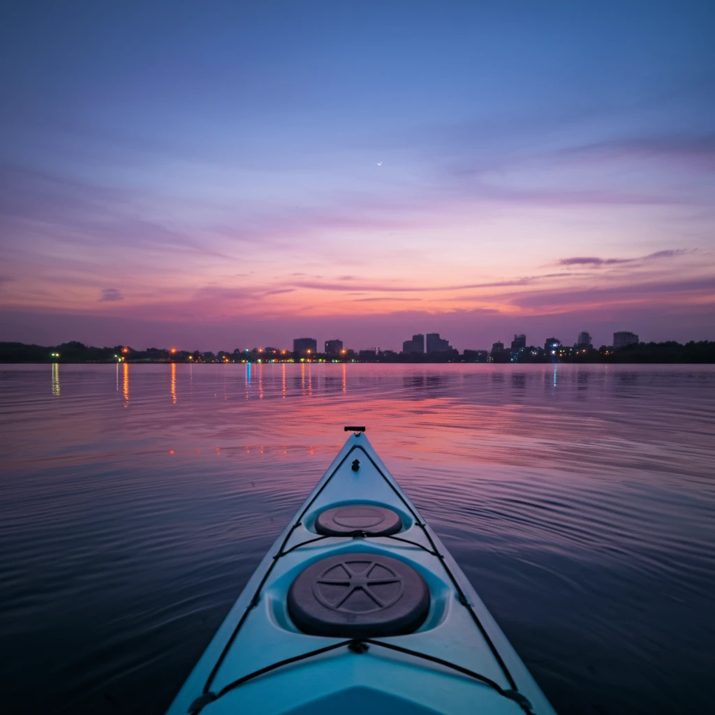 송도 센트럴파크 카약, 잊지 못할 낭