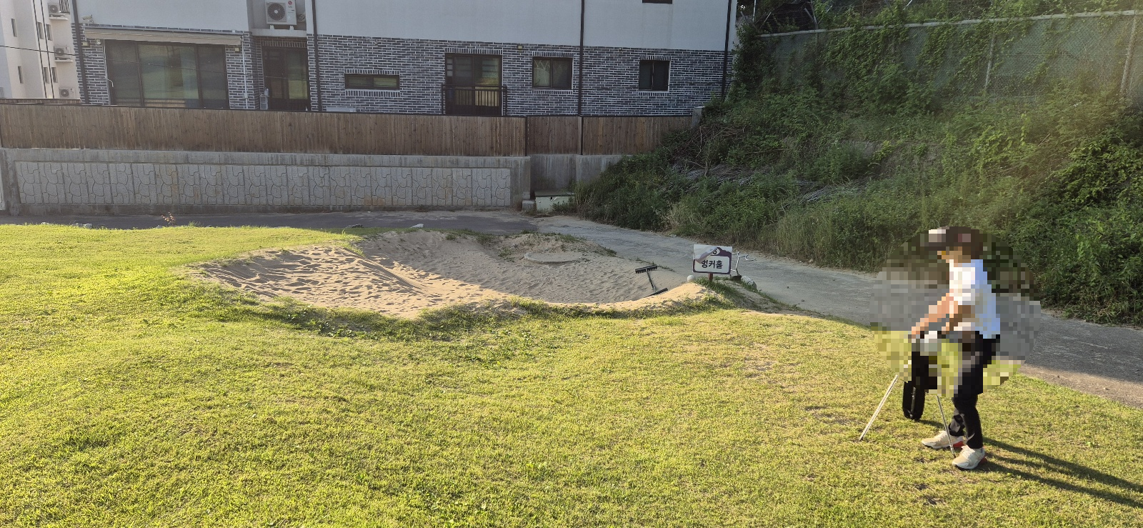 파3 16번홀 벙커