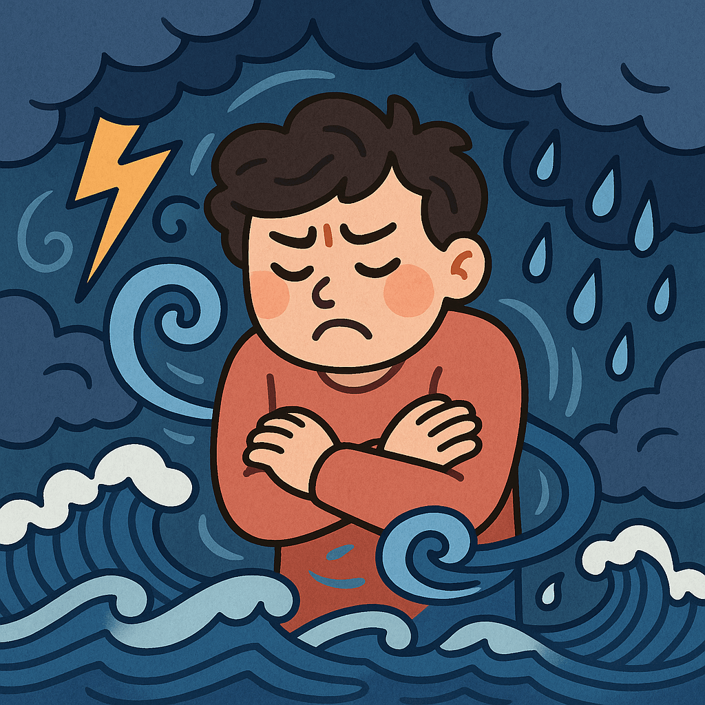 감정이 폭풍처럼 휘몰아치는 꿈 해몽